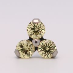 18g trinity prong 3x2mm yellow