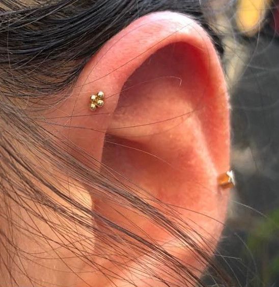 Forward Helix piercing