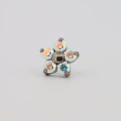 18g prong set threadless end flower 5x2mm paradise shine