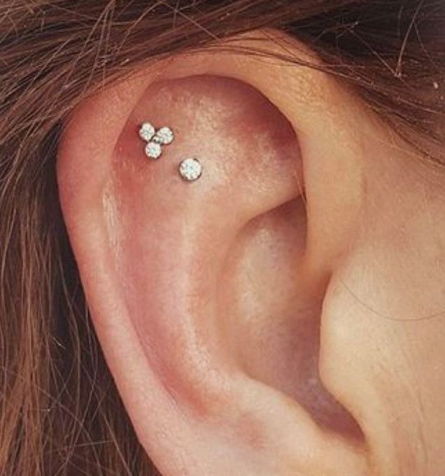 Flat piercing x2