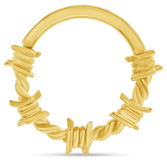 16g 5/16 Seam Ring Barbed Wire YAU