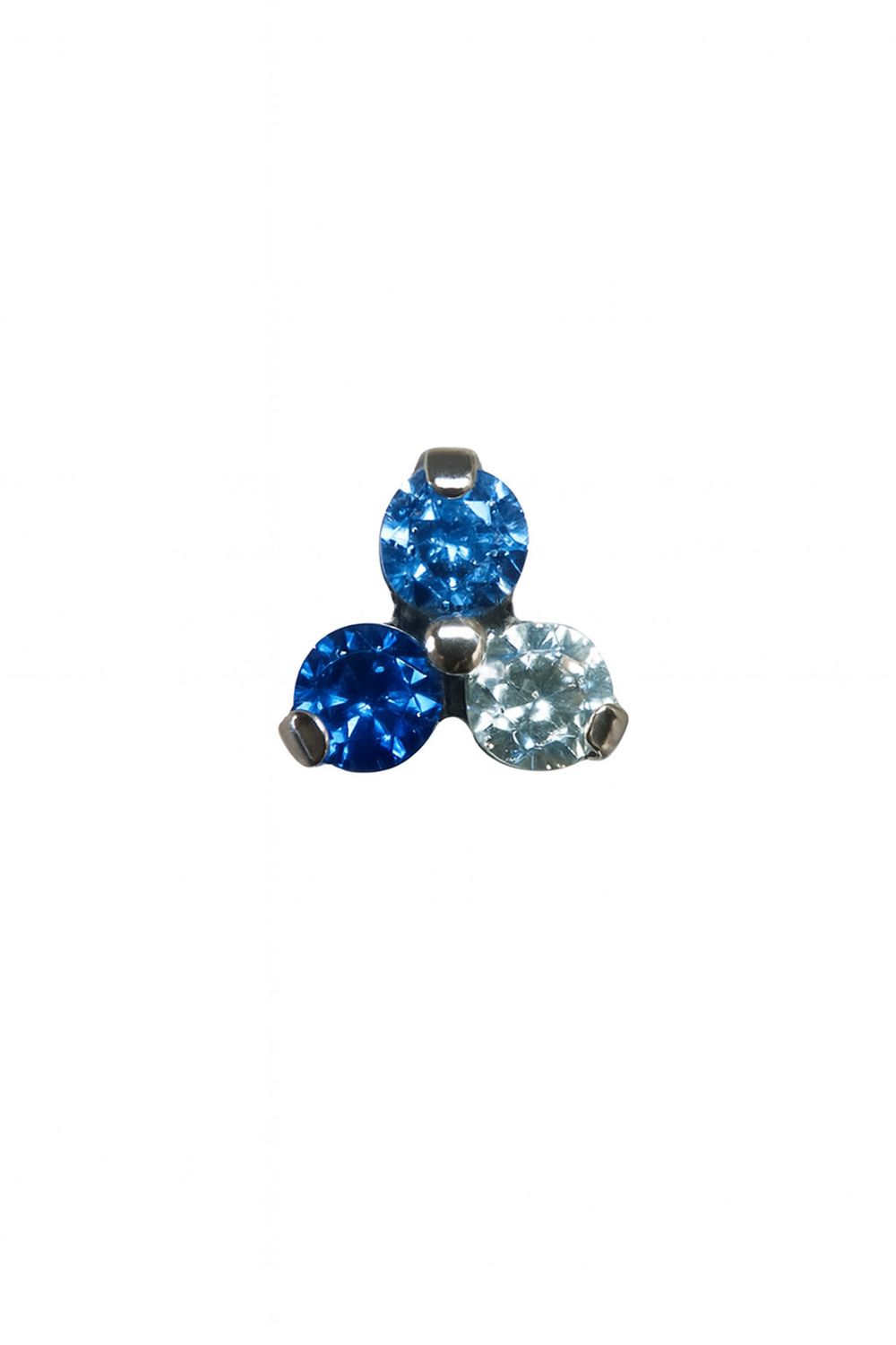 18g ombre trinity prong 3x1.5mm frosty mint/arctic blue/sapphire