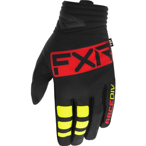 FXR Prime MX Glove Black/Nuke Red