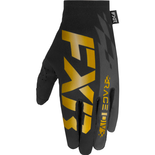 FXR Pro Fit LE MX Glove, Color: Black/Gold, Size: S