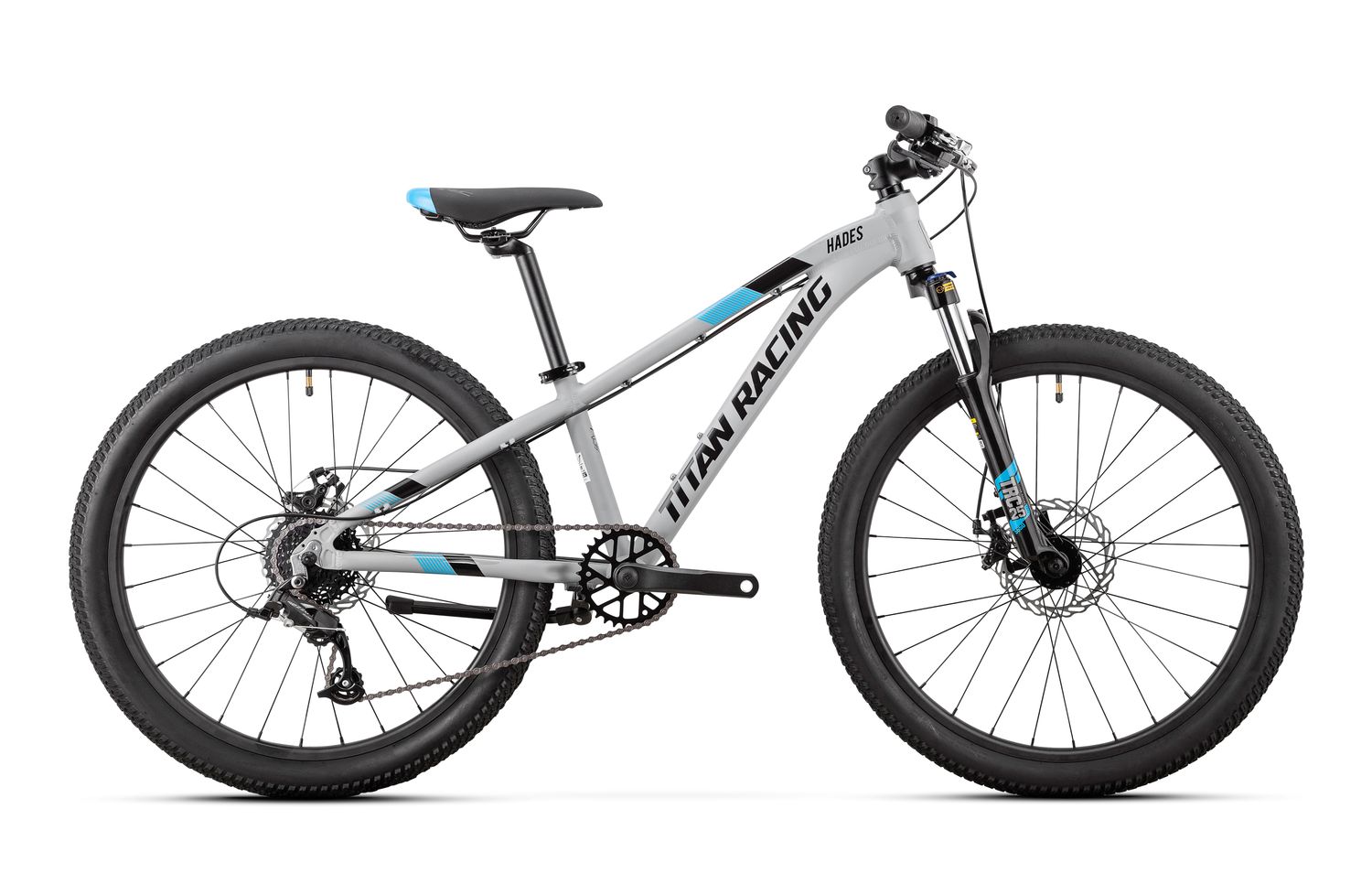 TITAN HADES 24&#39;&#39; Disc MTB, Color: Grey