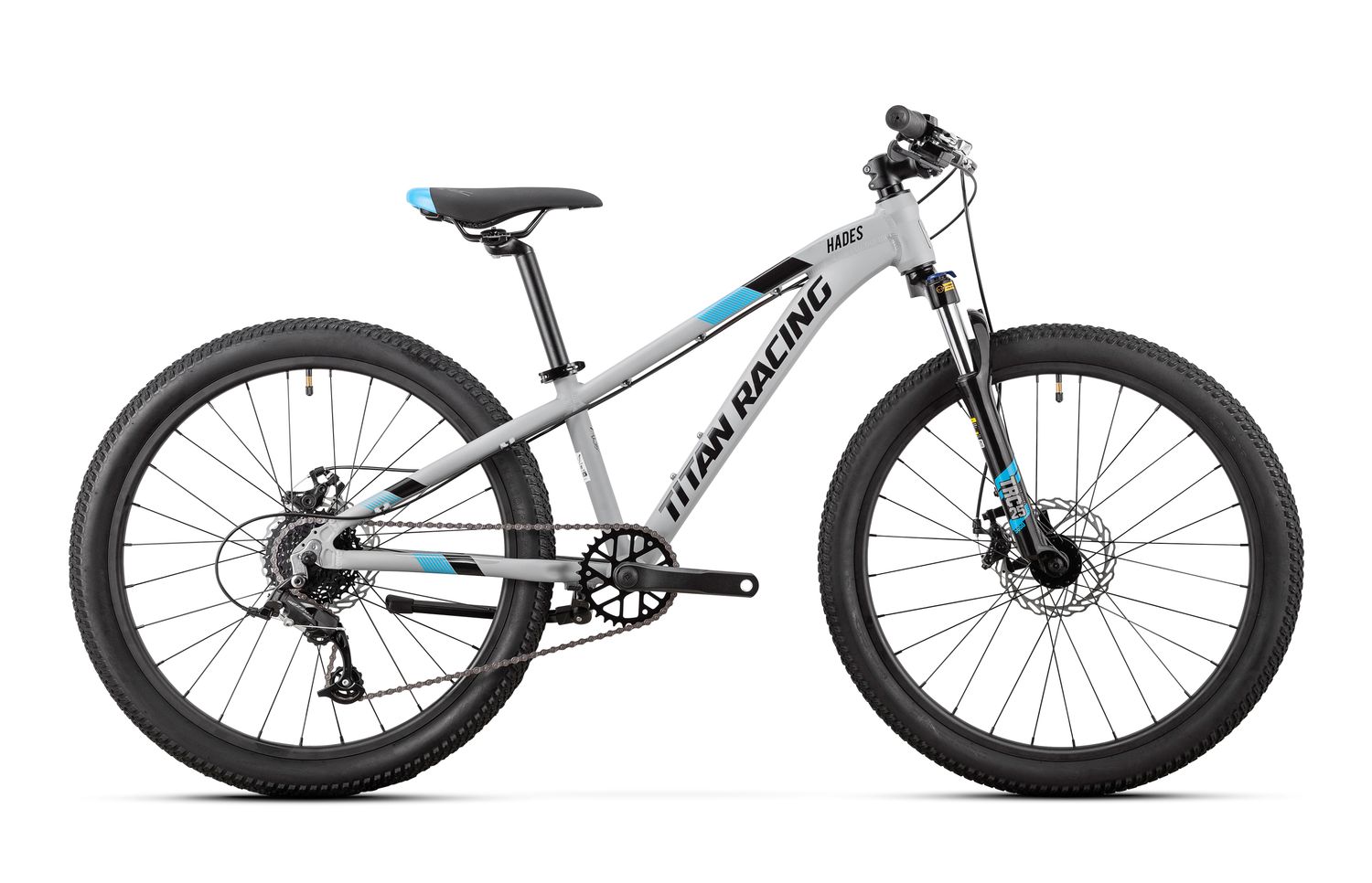 TITAN RACING - HADES 24&#39;&#39; Disc MTB, Color: Grey