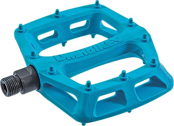 DMR V6 POLY FLAT PEDAL, Color: BLUE