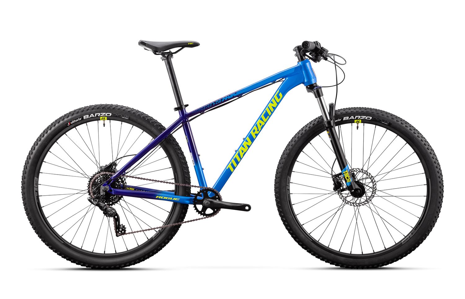 TITAN RACING - ROGUE RYDE 29'' MTB, Color: Blue/Yellow, Size: M