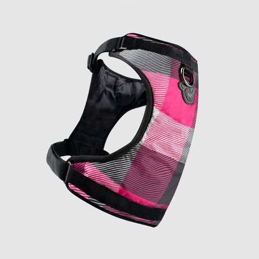 Canada Pooch Everything Harness Pink Plaid
