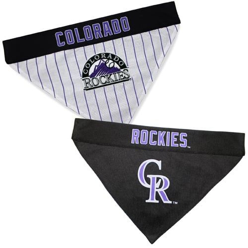 Pets First Colorado Rockies Reversiable Bandana FINAL SALE
