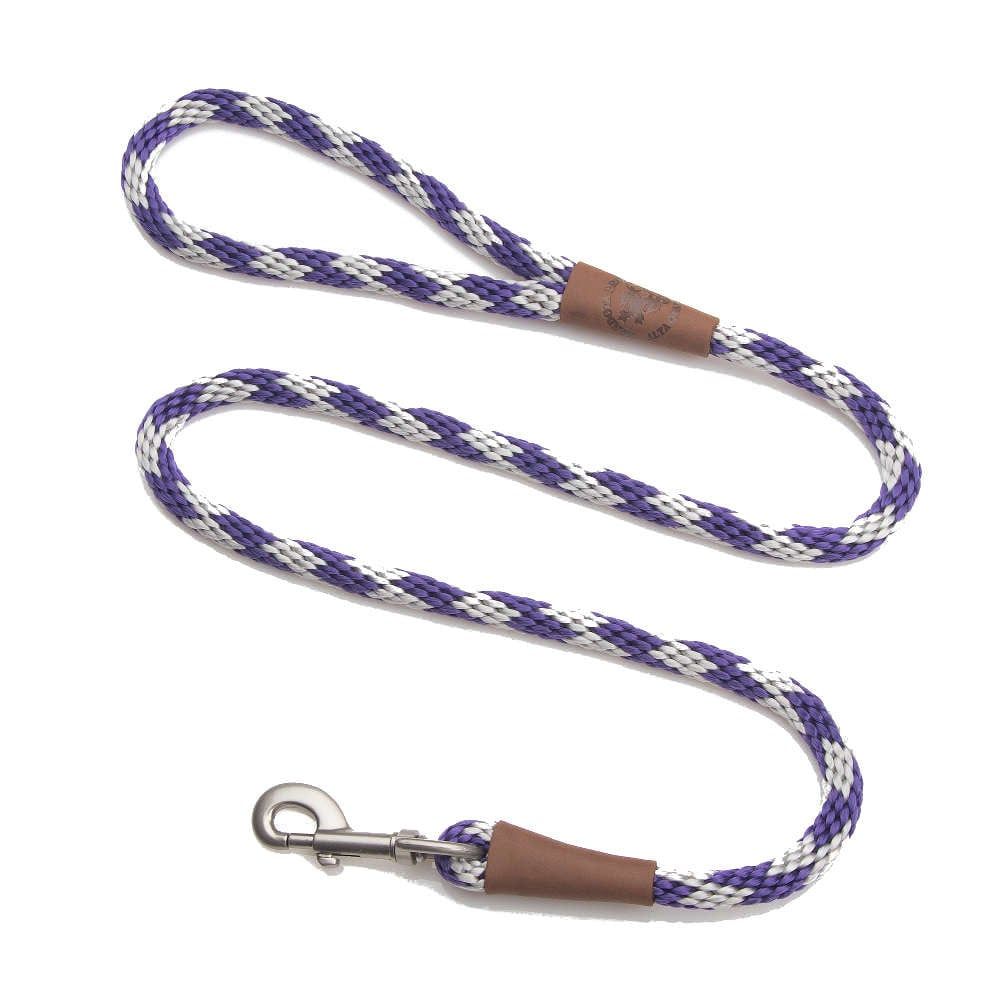 Mendota Snap Leash 1/2&quot; x 4ft FINAL SALE, Color: Amethyst