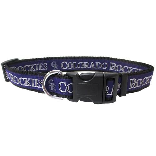Pets First Colorado Rockies Collar, Size: Small