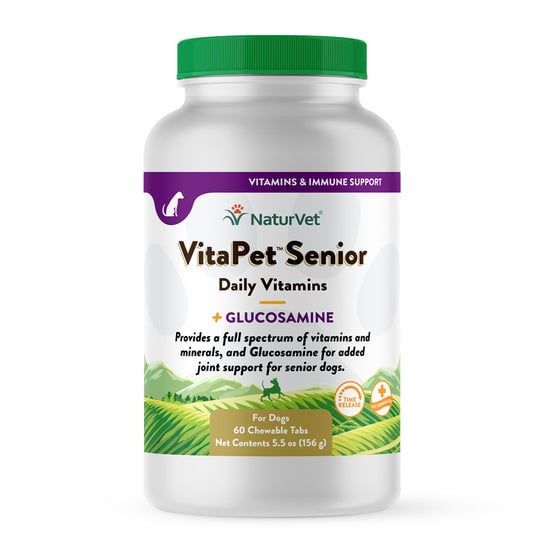 Nature Vet Tabs Vita Pet Senior + Glucosamine 60ct