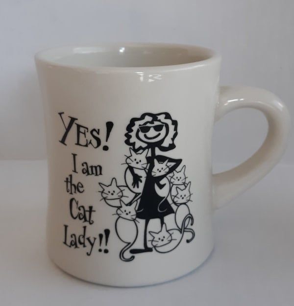 Dog Speak Mug Yes, I Am the Cat Lady 10oz (FINAL SALE)