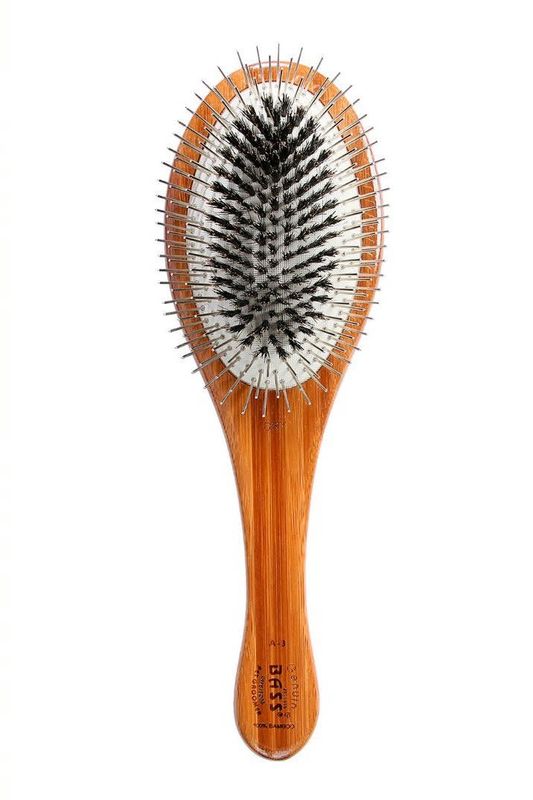 Bass Brush Wire and Boar Oval Purse Size FINAL SALE