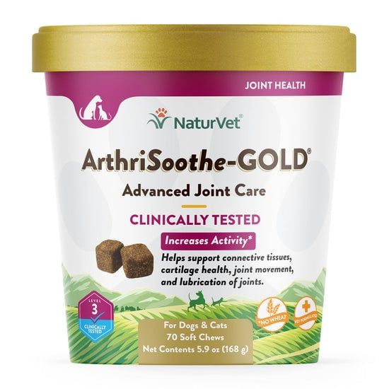 Nature Vet Soft Chews ArthriSoothe Gold Level 3 180ct