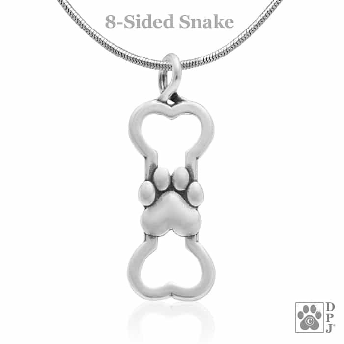 Dazzling Paws Jewelry Pendant The Bone and the Beautiful FINAL SALE