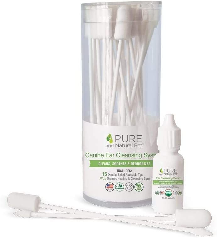Pure and Natural Pet Dog Ear Cleansing System FINAL SALE