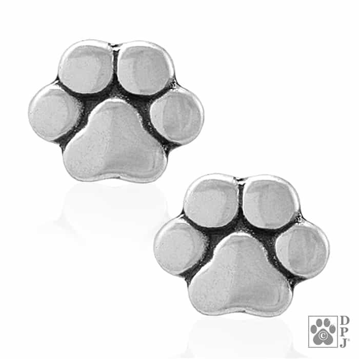 Dazzling Paws Jewelry Post Earring Basic Paw FINAL SALE