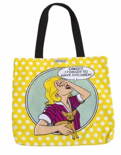 Dog is Good Tote OMG I Forgot to Have Children FINAL SALE