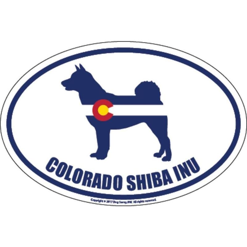 Dog Savy CO Shiba Inu Sticker FINAL SALE