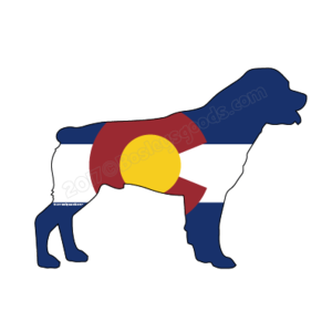 Bosleys Goods Sticker Standing Rottweiler FINAL SALE