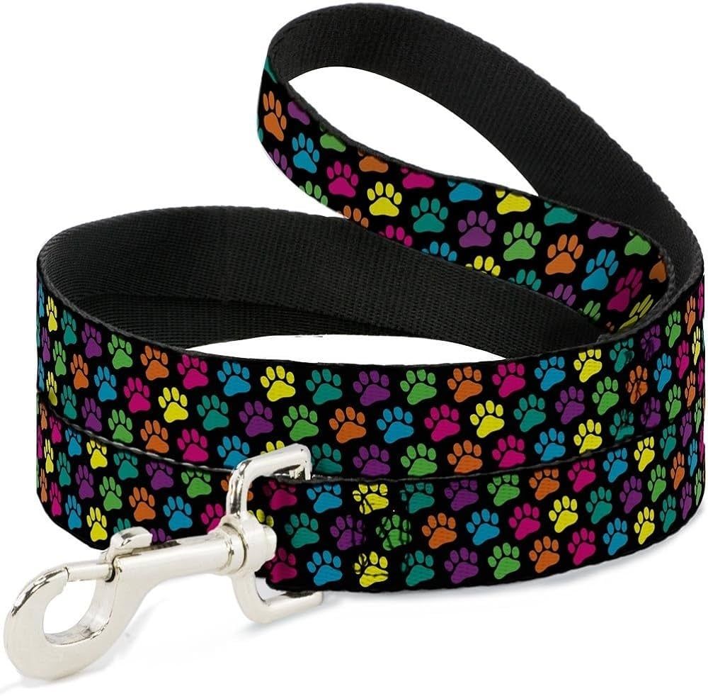Buckle Down Leash Wide  Color Paw Print FINAL SALE