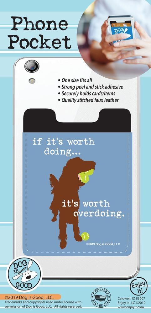 Enjoy It Phone Pocket If It&#39;s Worth Doing (FINAL SALE)