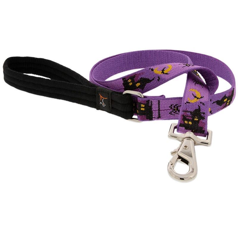Lupine Halloween Leash Haunted House 1/2&quot; 6ft FINAL SALE