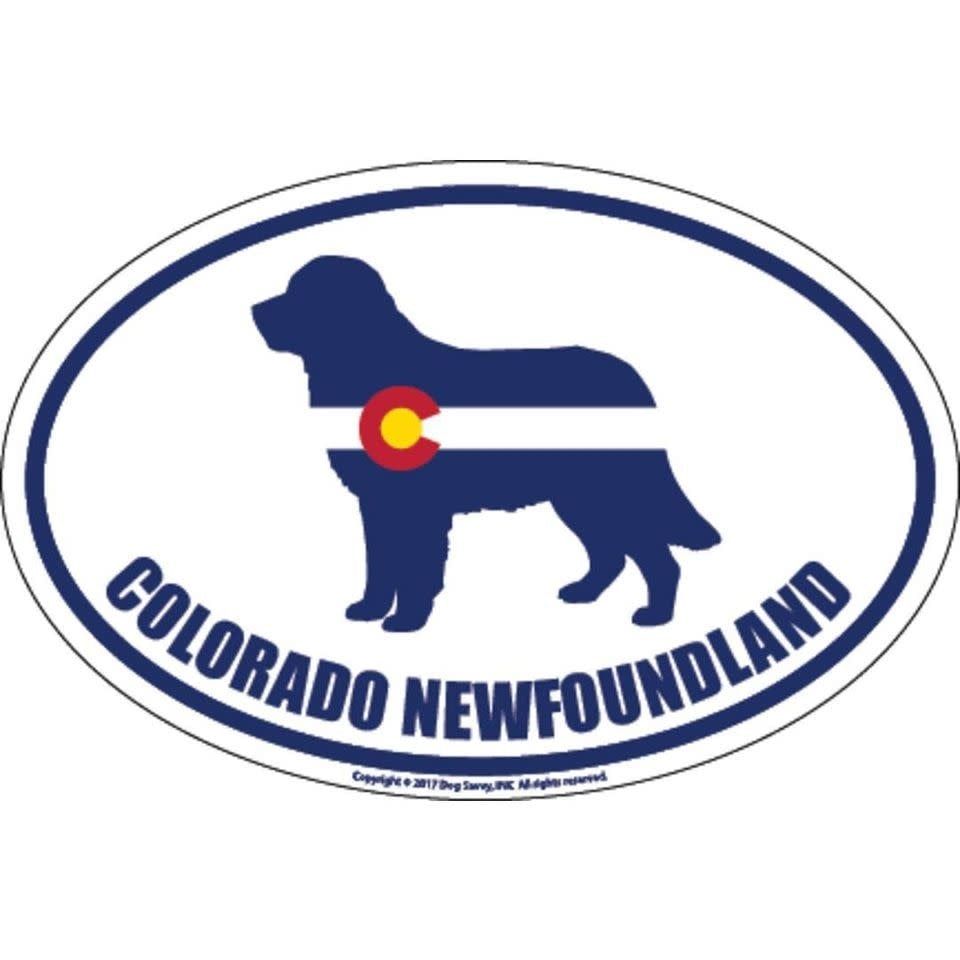 Dog Savy CO Newfoundland Sticker FINAL SALE