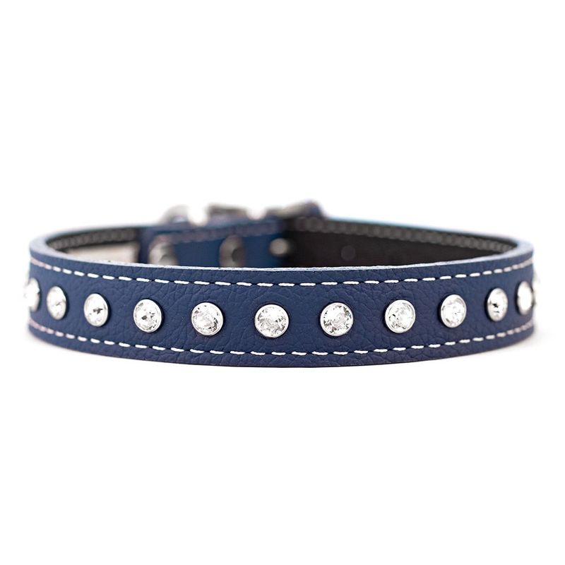 Auburn Collar Tuscan Crystallized One Row Blue 6-8