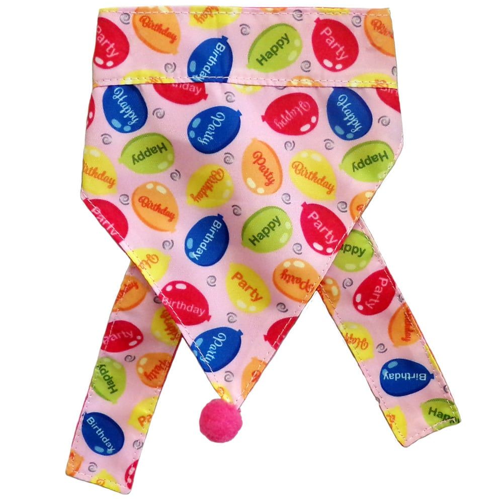 Huxley &amp; Kent Bandana Party Time Pink L FINAL SALE