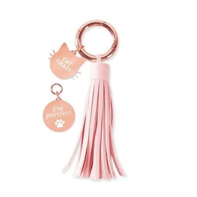 Pet Shop Collar Charm &amp; Key Chain Cat Crazy FINAL SALE