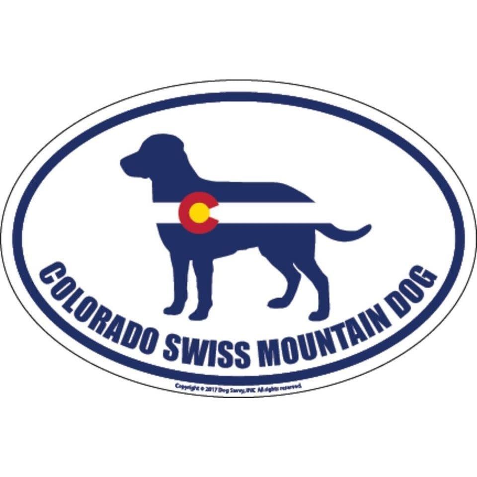 Dog Savy CO Swiss Mountain Dog Sticker FINAL SALE