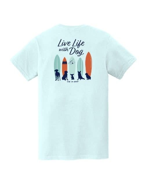 Dog is Good T-Shirt Life with Dog Surf (Final Sale)
