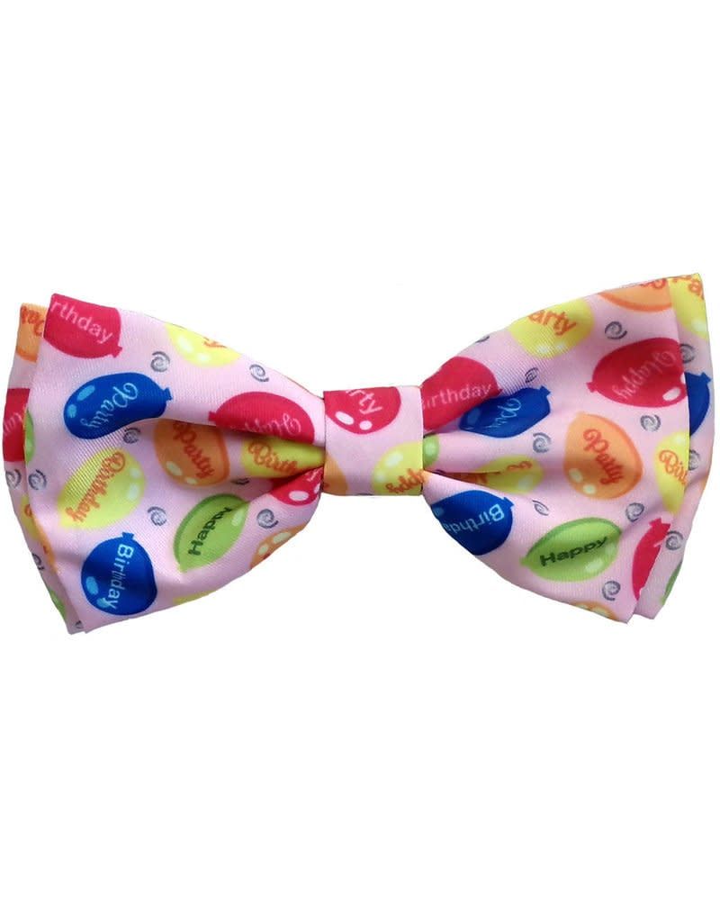 Huxley &amp; Kent Bow Tie Party Time Pink XL FINAL SALE