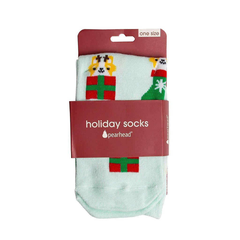 Pearhead Holiday Socks Green FINAL SALE