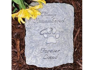 Dog Speak Memory Stone Always Remember Forever Loved FINAL SALE