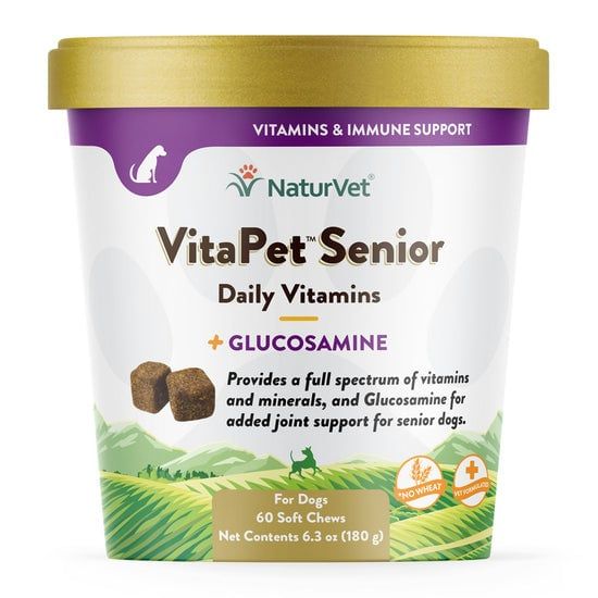 Nature Vet Soft Chews Vita Pet Senior + Glucosamine 70ct
