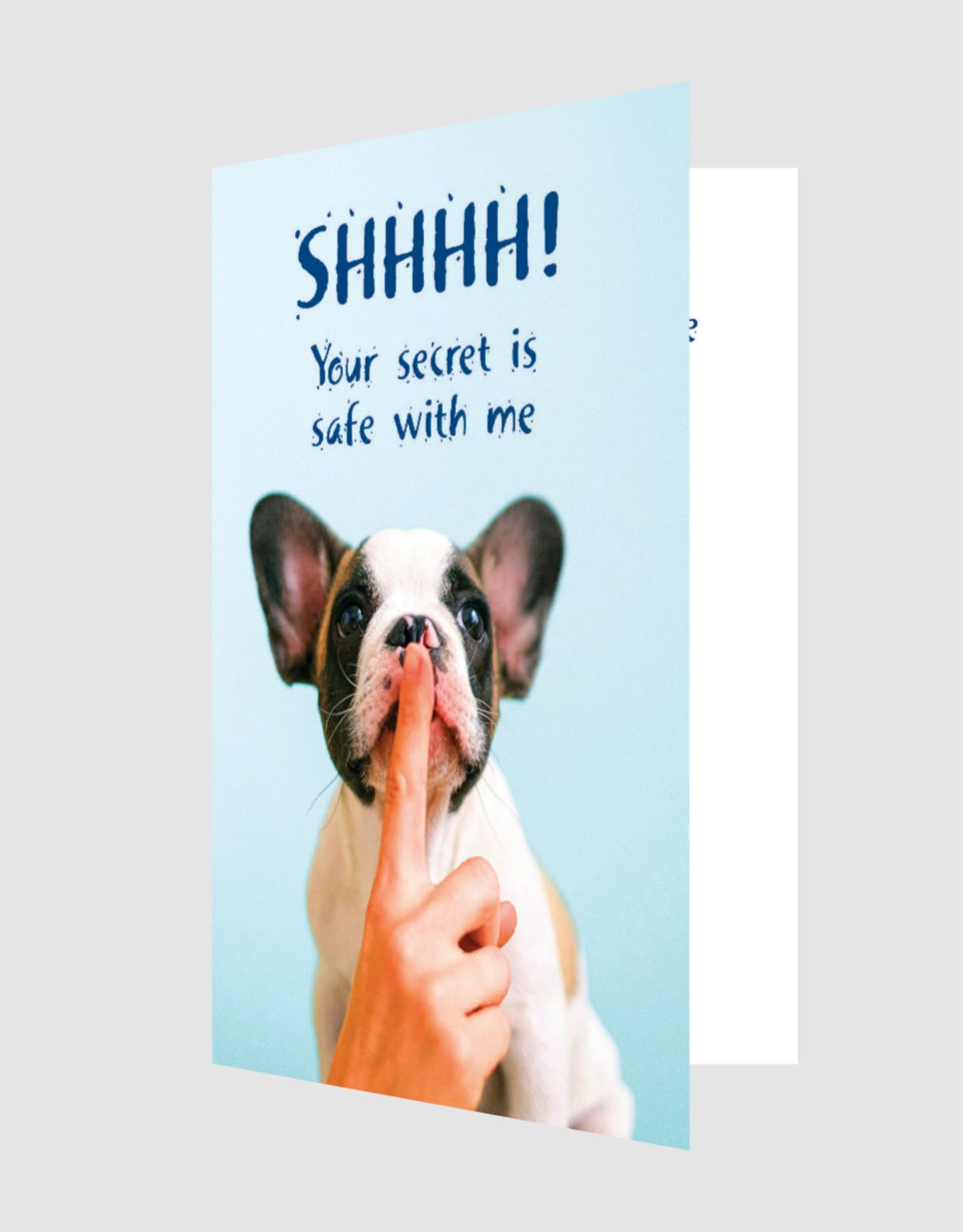 Dog Speak Card Birthday SHHH! Your Secret FINAL SALE