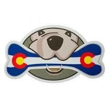 Dog Karma CO Sticker Dog Bone FINAL SALE