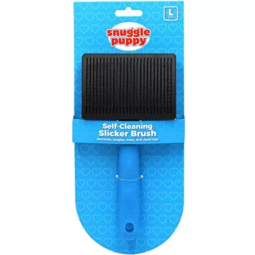 Snuggle Puppy Self Cleaning Slicker Brush L FINAL SALE