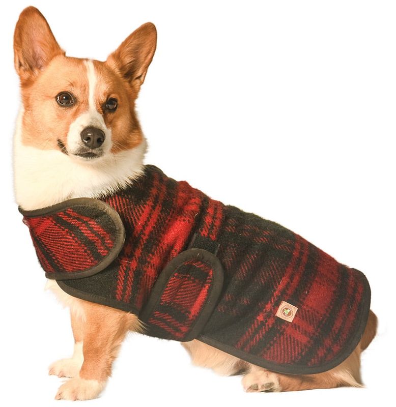 Chilly Dog Coat Red Plaid XL