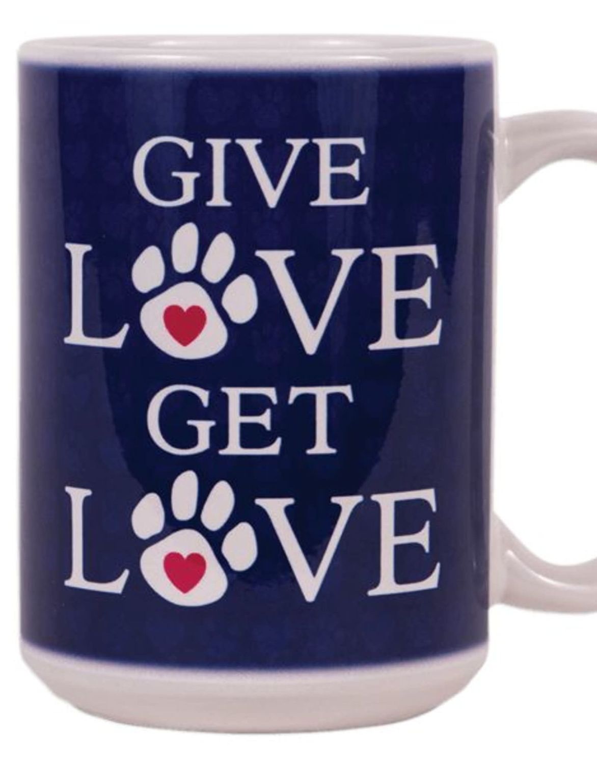 Dog Speak Mug Give Love Get Love 15oz (FINAL SALE)