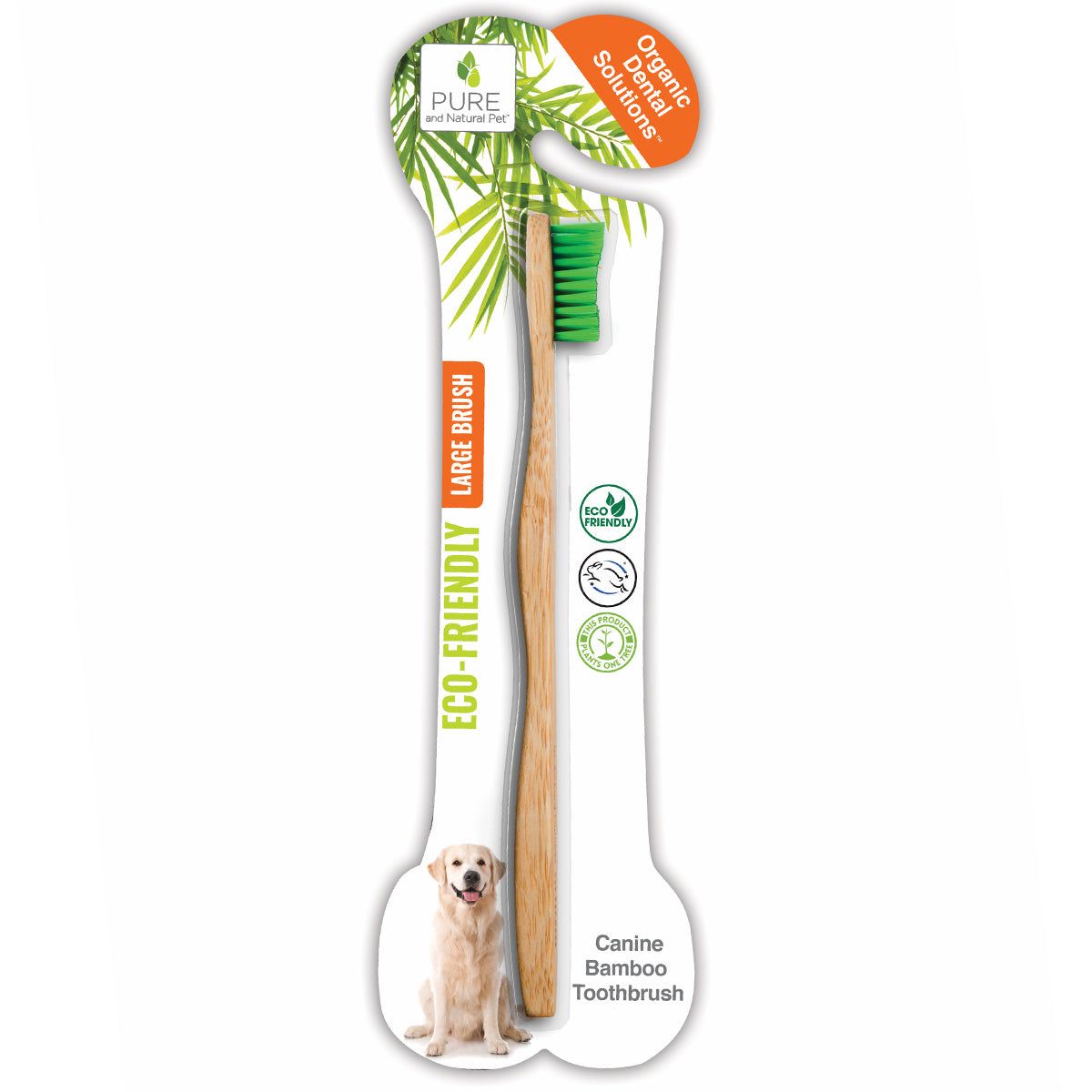 Pure and Natural Pet Toothbrush L FINAL SALE