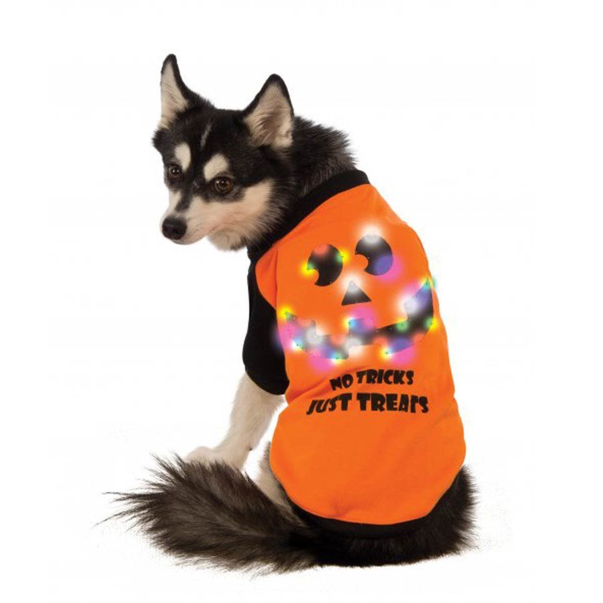 Rubie&#39;s Costumes LED No Tricks Just Treats Shirt XXL FINAL SALE