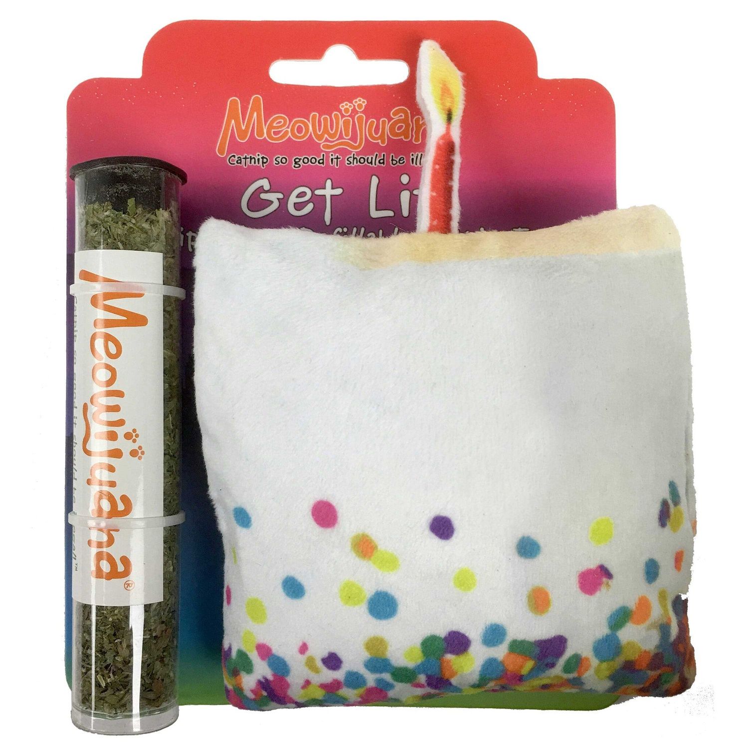 Meowijuana Toy Lit Birthday Cake FINAL SALE