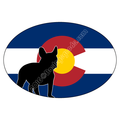 Bosleys Goods Sticker Oval Boston/Frenchie FINAL SALE
