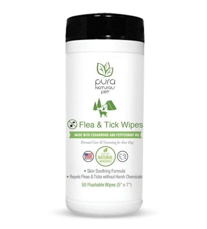 Pure and Natural Pet Wipes Flea &amp; Tick FINAL SALE