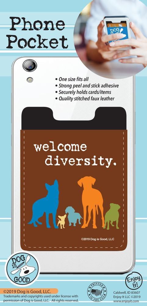 Enjoy It Phone Pocket Welcome Diversity (FINAL SALE)